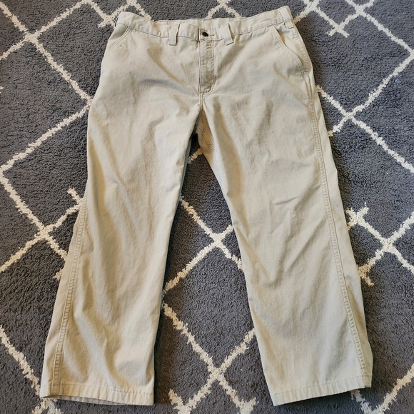 Carhartt Rugged Work Khaki 40×30 Relaxed Fit - Picture 3 of 8